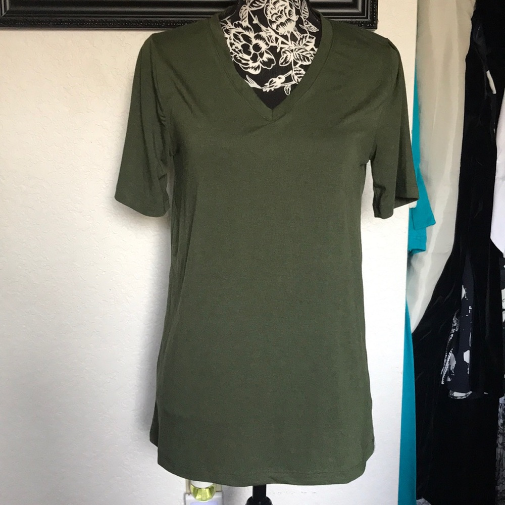 V Neck Soft and Silky T-Shirt